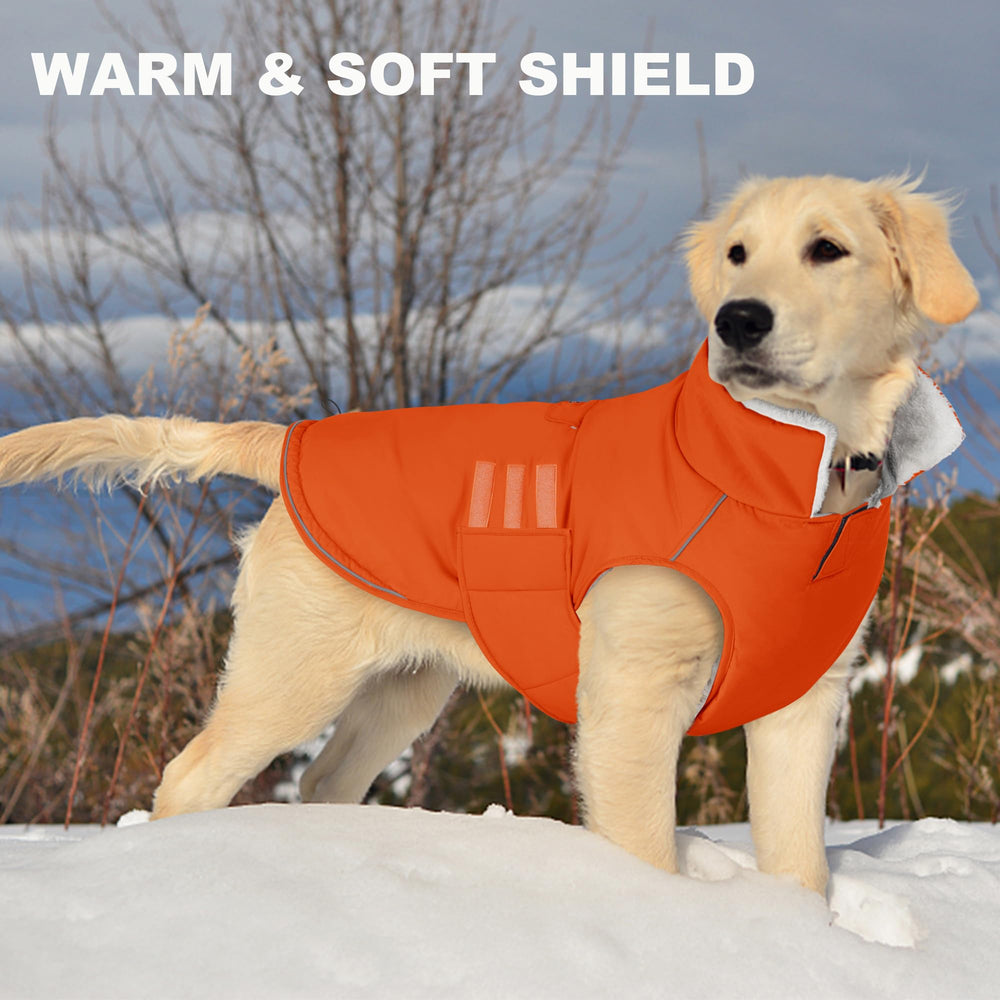Mklhgty Extra Warm Dog Coat adjustable closures ensure snug fits.