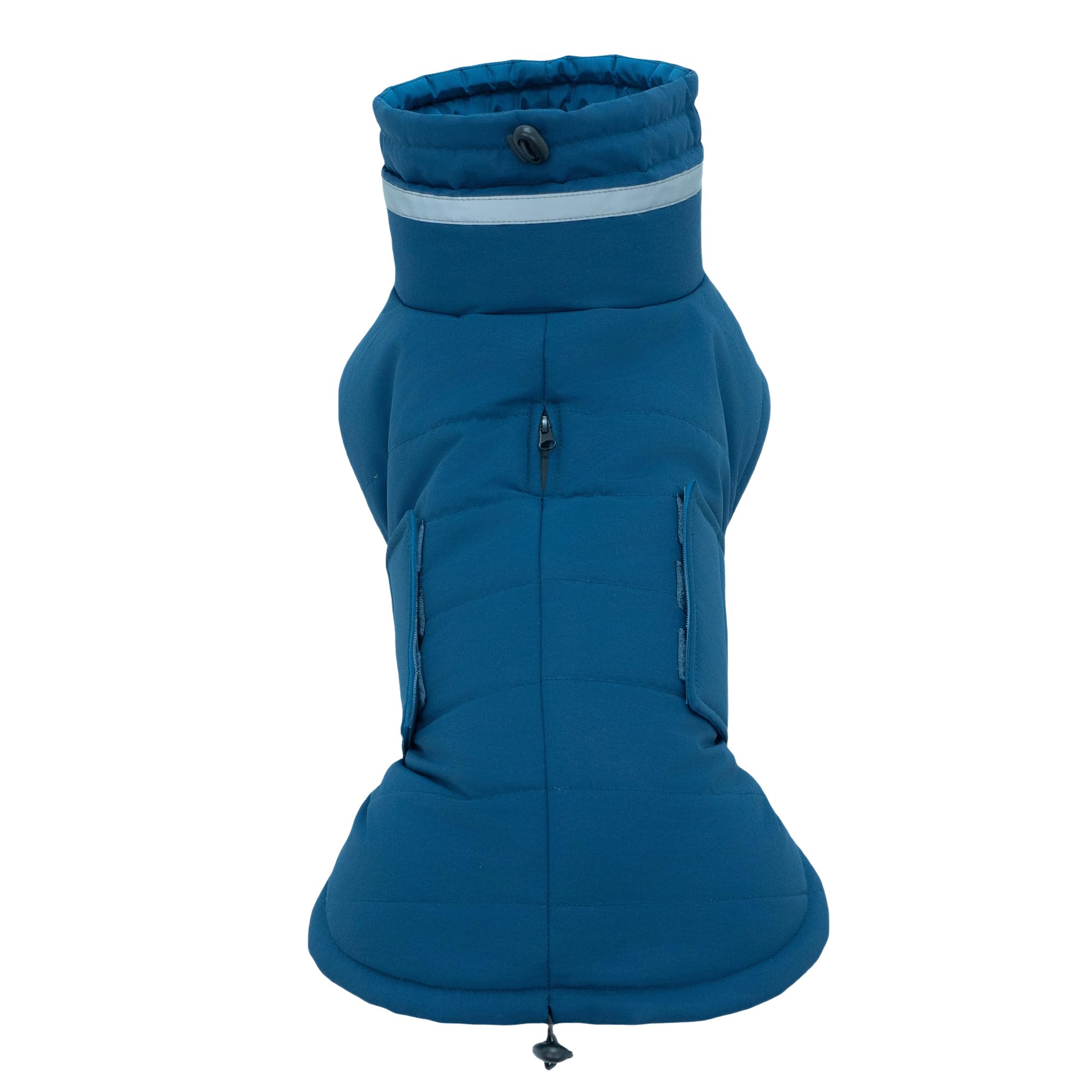 Mklhgty waterproof dog coat blue XL breed-fit guidance for large dogs.