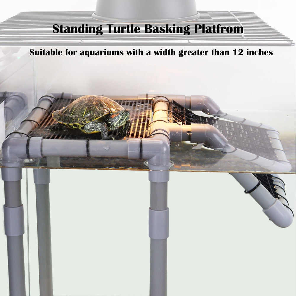 MLONDHSU turtle basking platform front view with broad resting surface