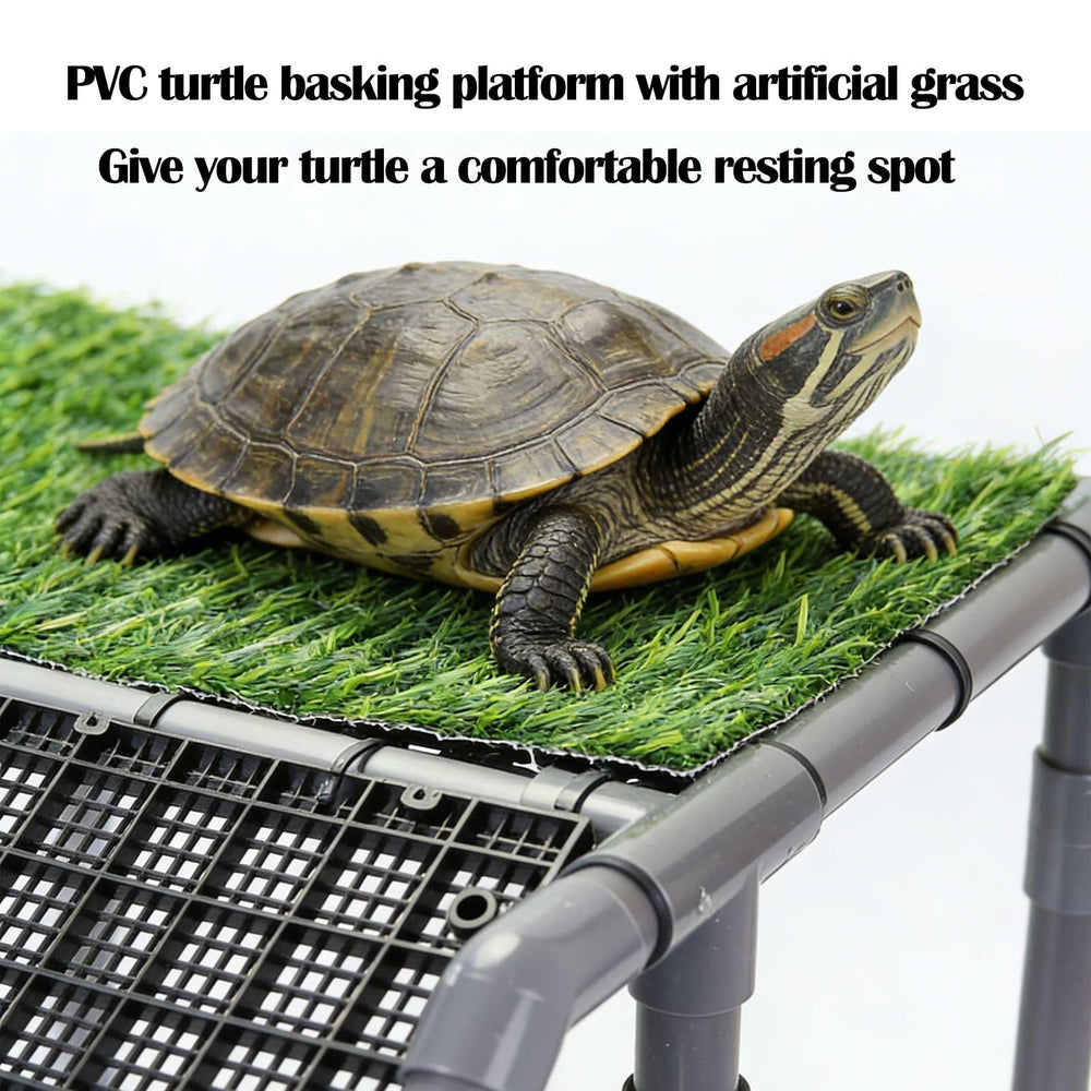 MLONDHSU turtle basking platform ramp closeup highlights easy climb.