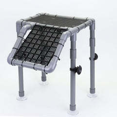 MLONDHSU turtle basking platform side view showing sturdy support for medium to large tanks