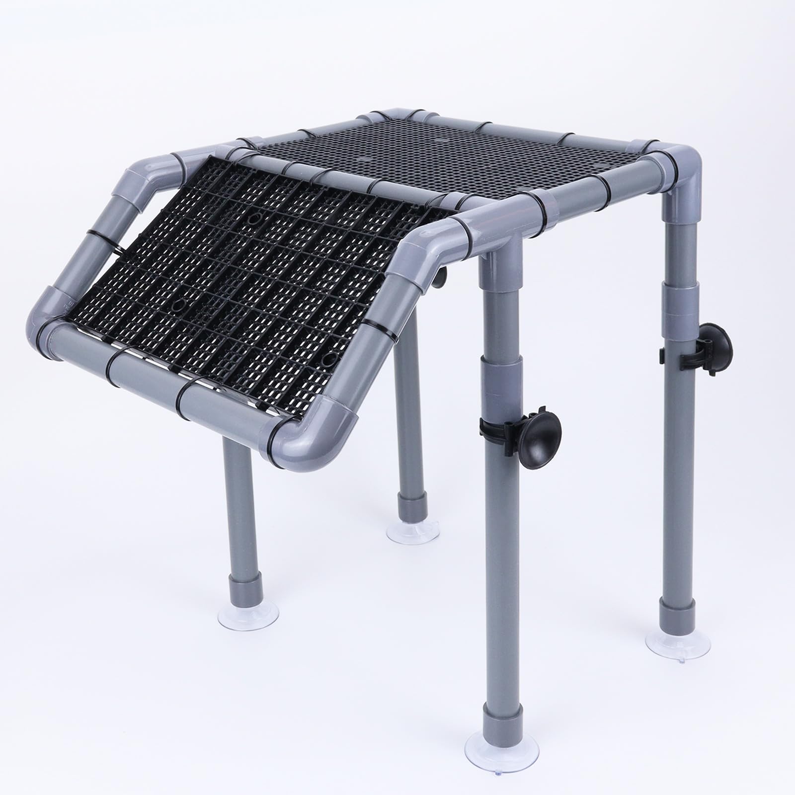 MLONDHSU turtle platform full-width view highlights spacious basking space for comfort.