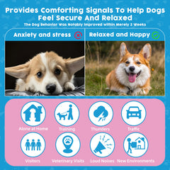 MLOVEXY 4 in 1 kit components enable quick setup for dog anxiety relief.