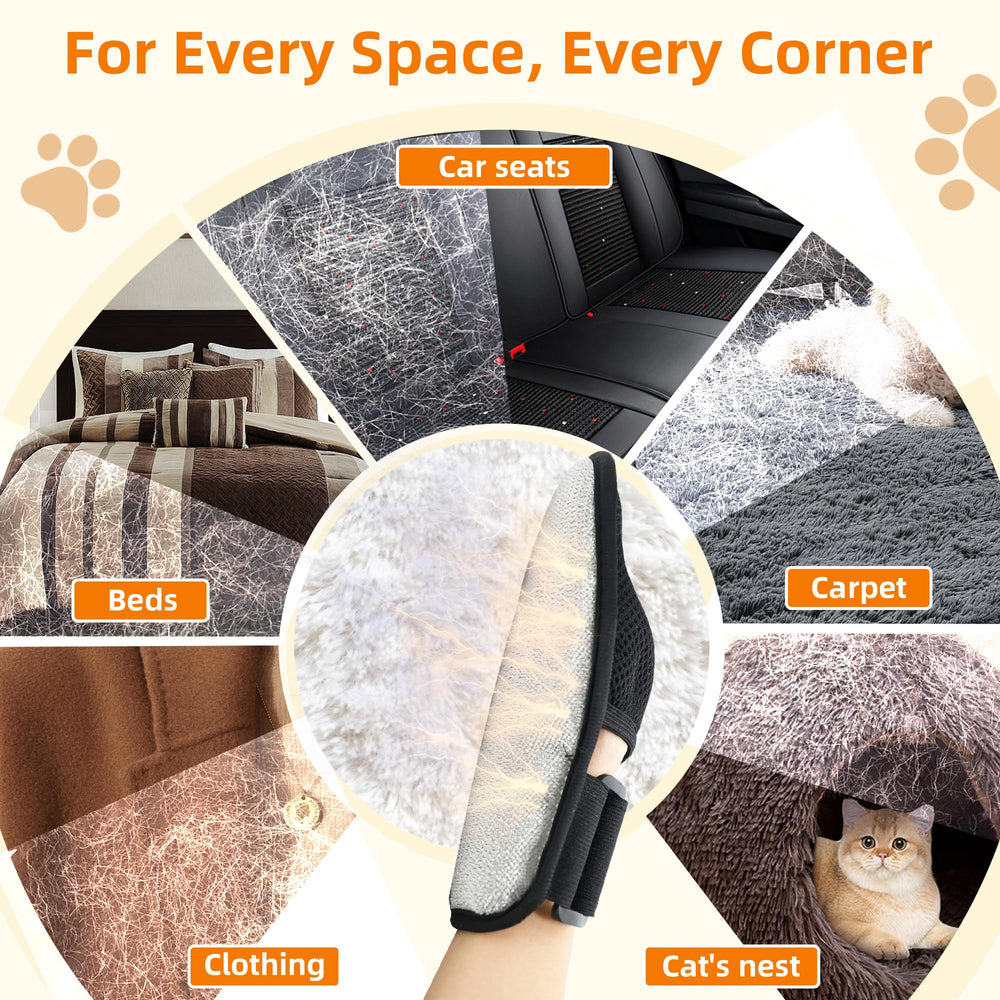 MMGOPET glove is reusable and eco-friendly, replacing disposable lint rollers.