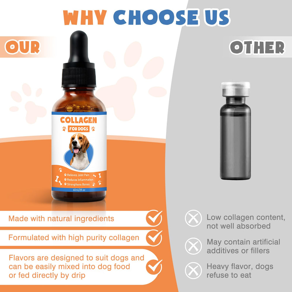 MNQAXZ collagen for dogs senior use illustrates mobility support for aging dogs.