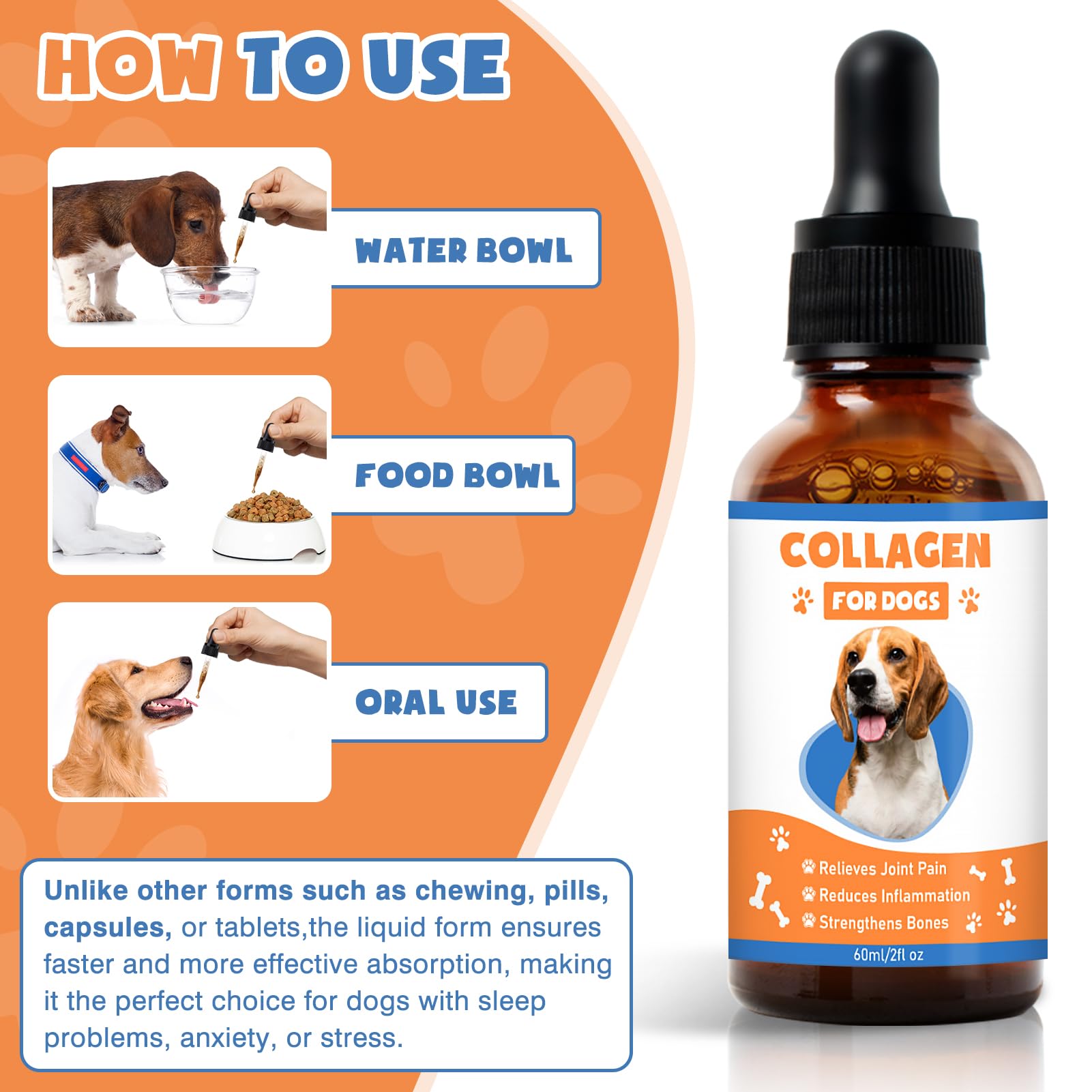 MNQAXZ collagen for dogs skin coat close-up suggests nourishing benefits for shinier fur.