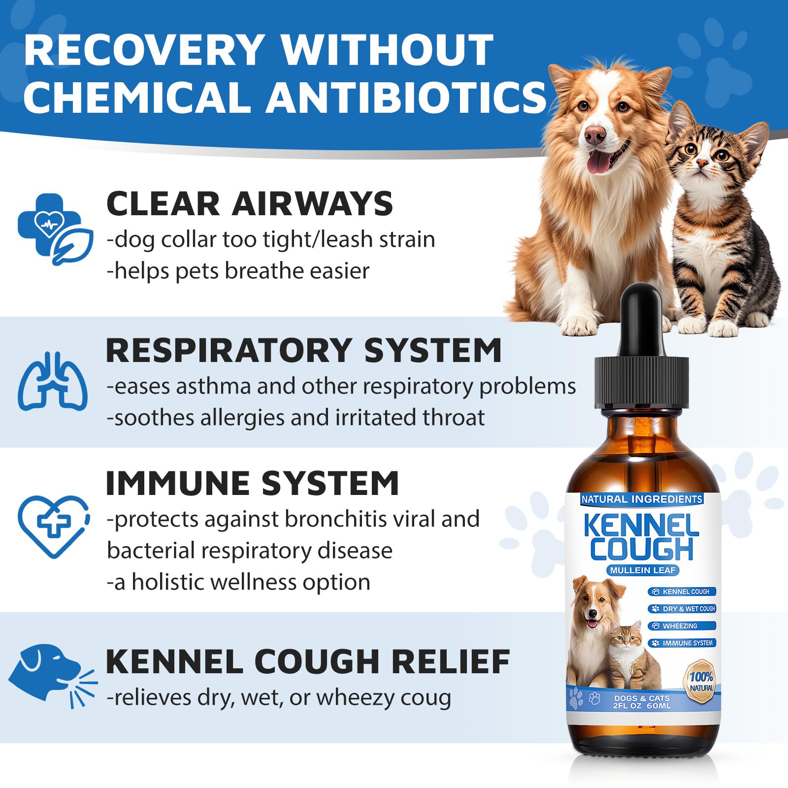 MNQAXZ dog cough supplement drops showing easy-to-use dosing for barking coughs.