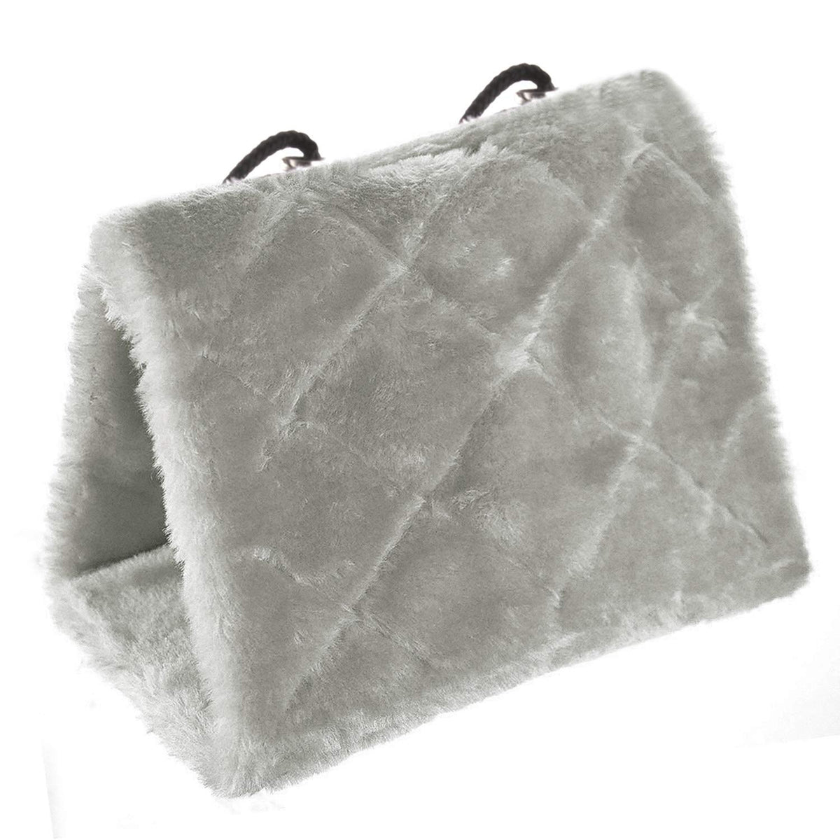 MOACC Winter Warm Bird Nest Hammock closeup of soft fleece for cozy rest.
