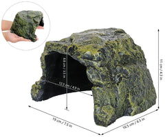 Mobell Rock Hide Cave interior detail shows smooth edges for safe reptile access.