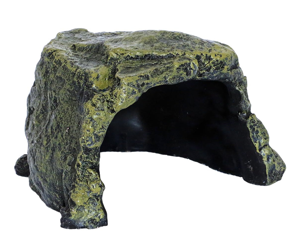 Mobell Rock Hide Cave smooth interior edges ensure safe, snag-free exploration for pets.