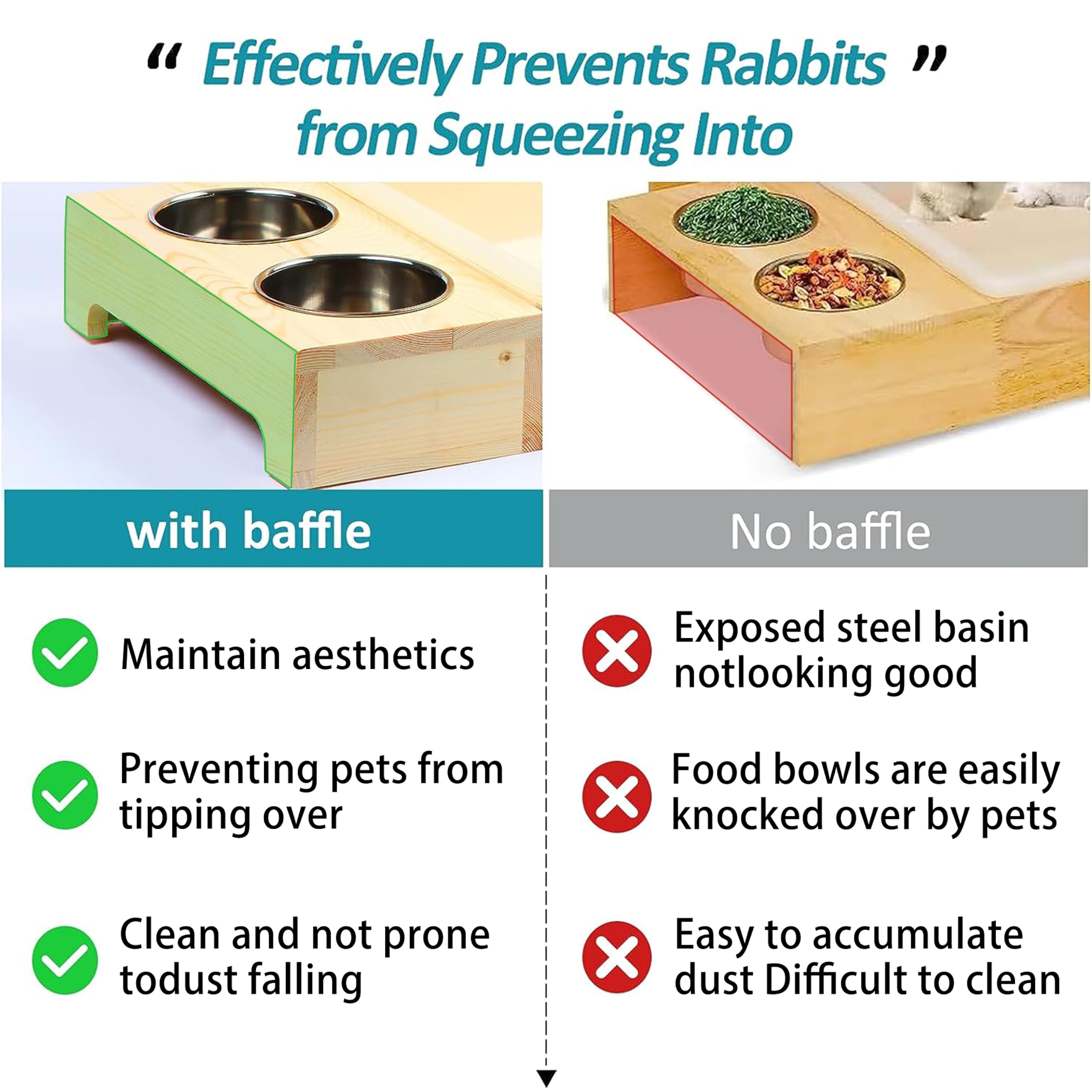 MOBYKE vertical hay rack design reduces waste and mess.