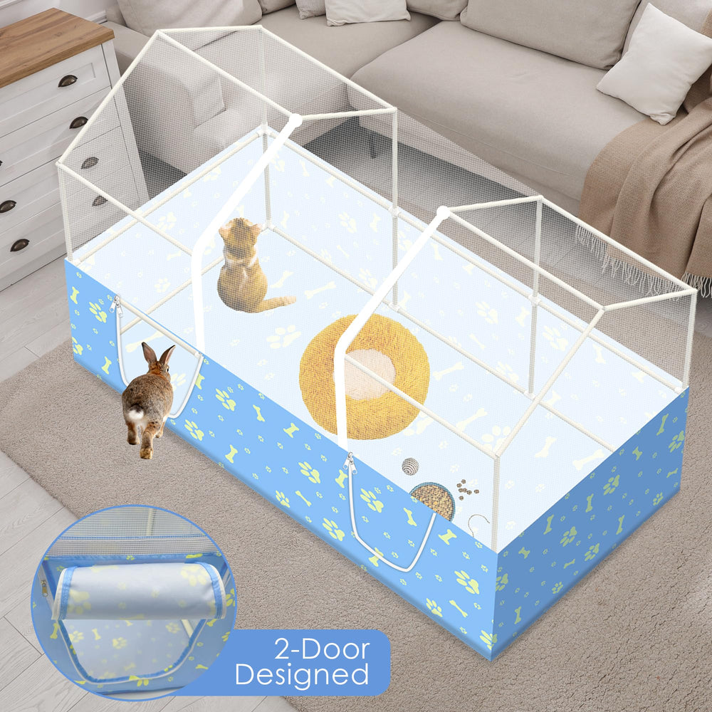 MODESLAB durable PVC frame ensures long-lasting safe enclosure.