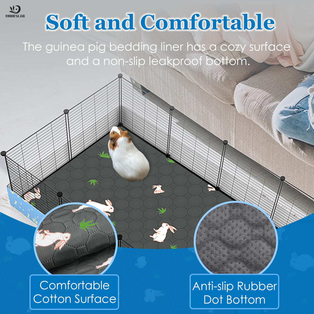 MODESLAB guinea pig cage liner dimension options fit various cages