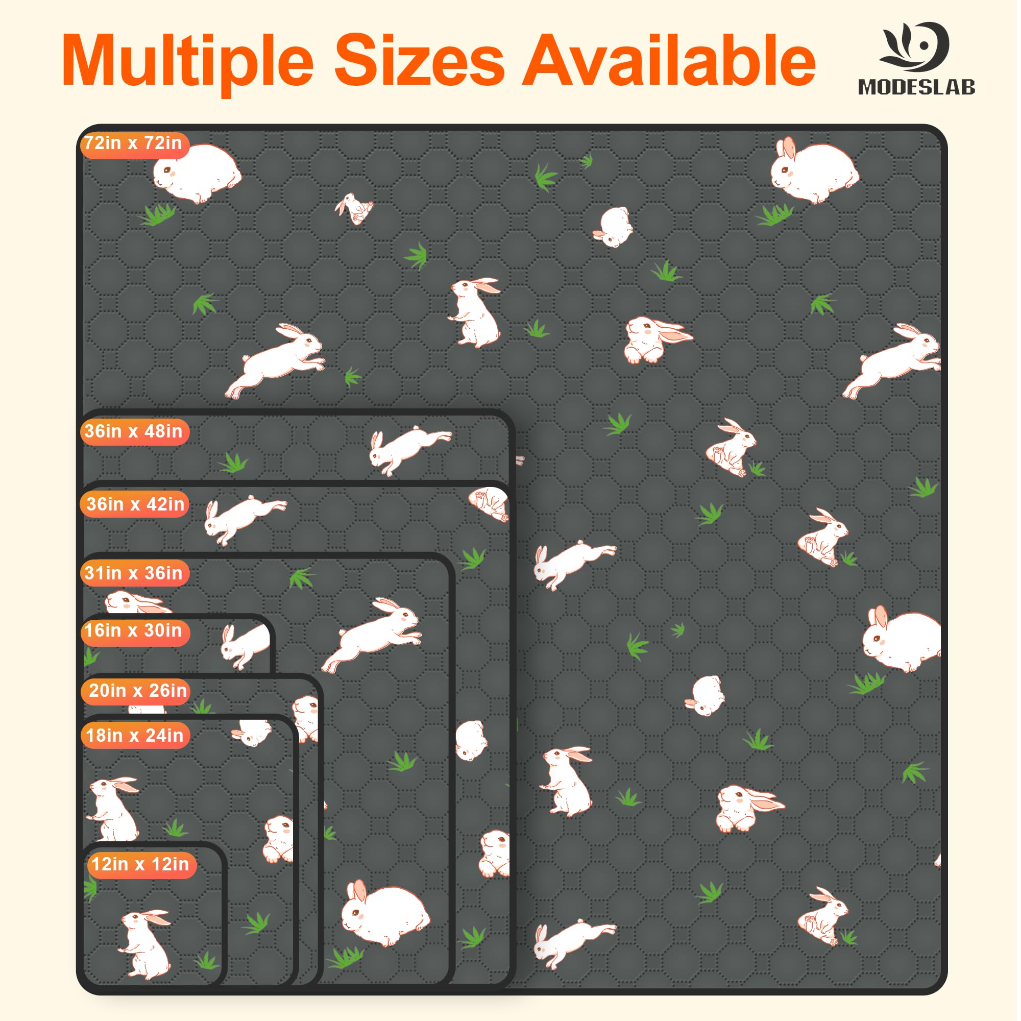 MODESLAB guinea pig cage liner versatile for car seats and beds