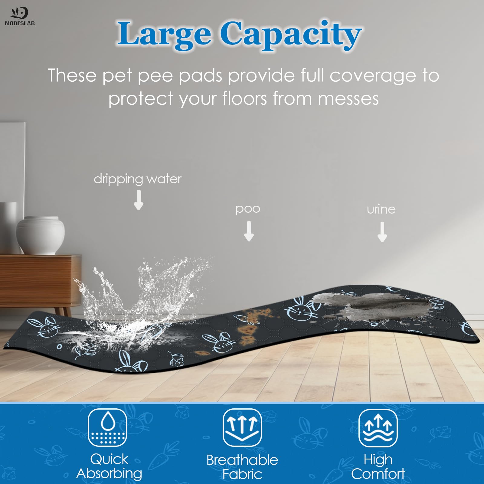 MODESLAB liner used on car seat; portable, lightweight for travel