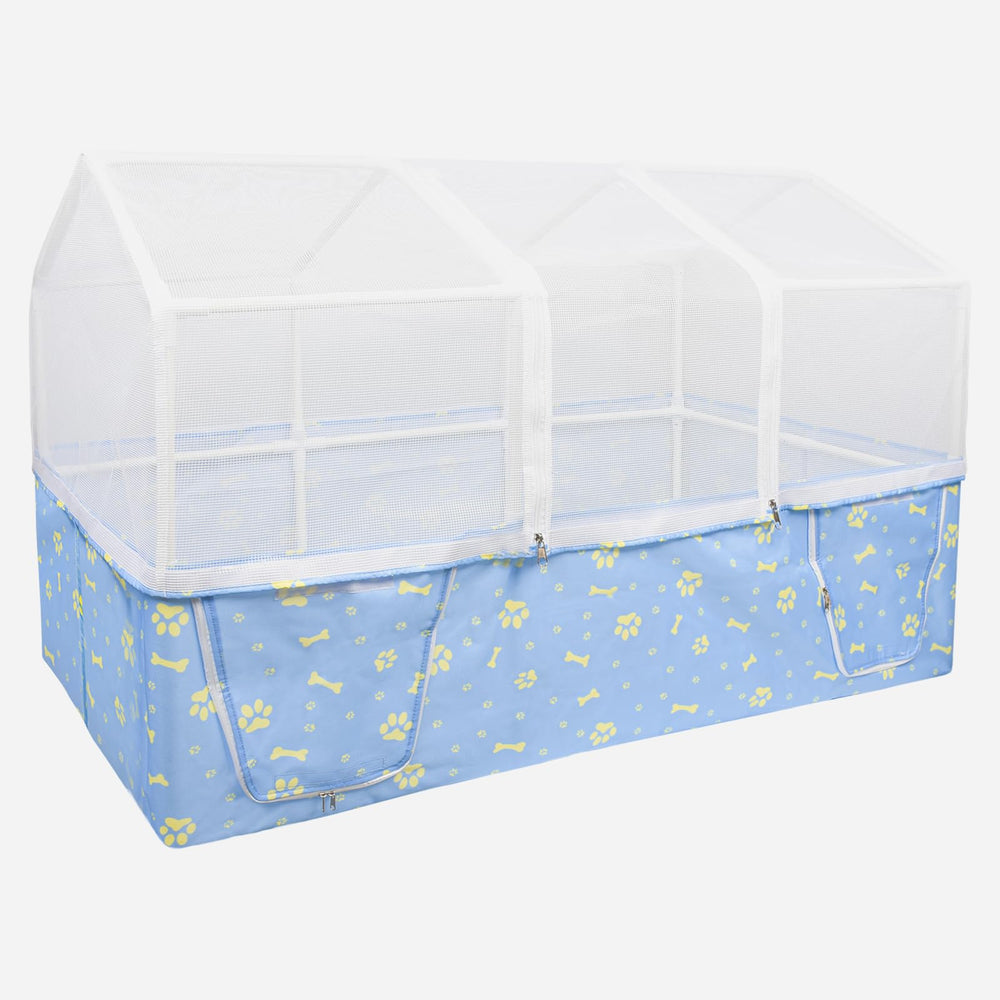 MODESLAB velcro-tape closures simplify opening and closing the cage.