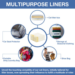 Modish Home Decor 36x18 liner fits standard and XL litter boxes