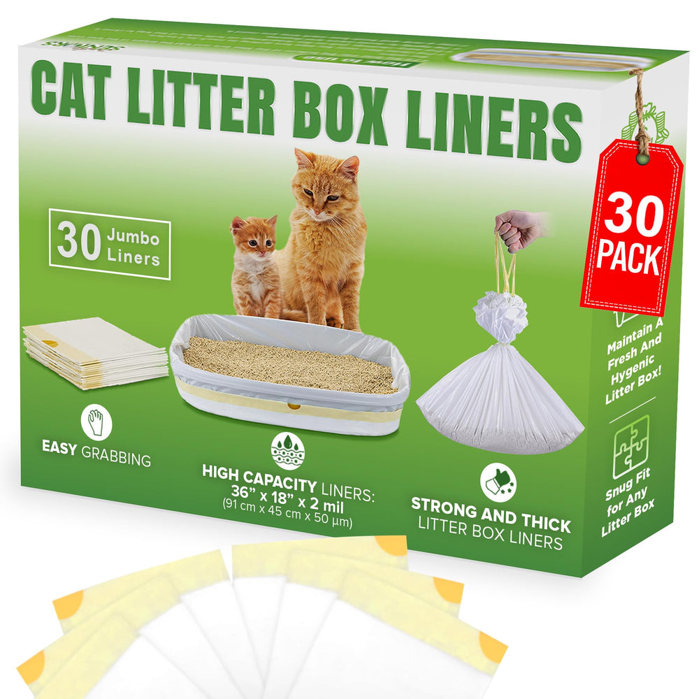 Modish Home Decor cat litter box liner folded for quick, grab-and-go cleanliness