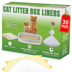 Modish Home Decor cat litter box liner folded for quick, grab-and-go cleanliness