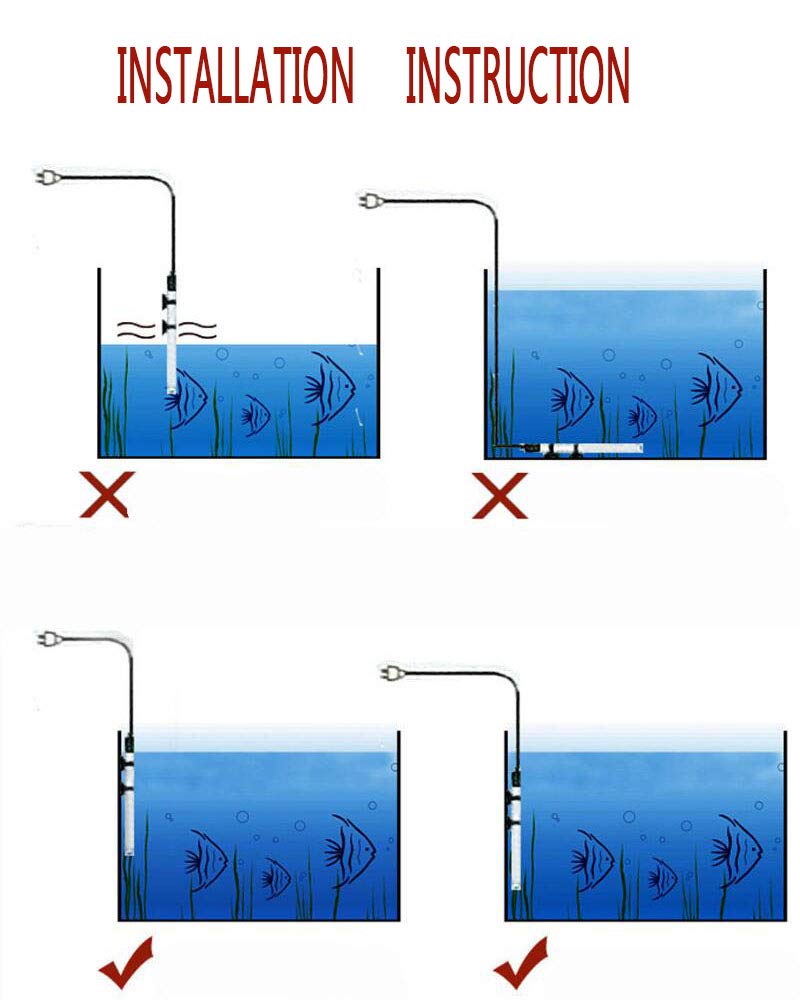 MODUODUO betta tank heater for freshwater and saltwater use