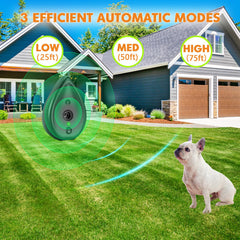 MODUS anti-bark detector charging port USB recharge for long battery life