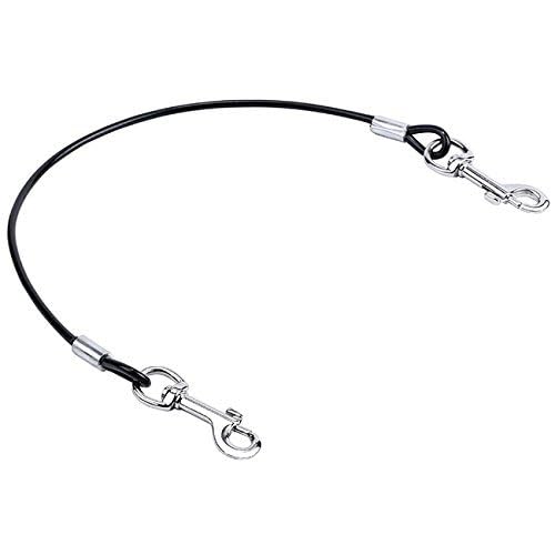 Mogoko coated stainless steel rope close-up shows chew-proof durability.