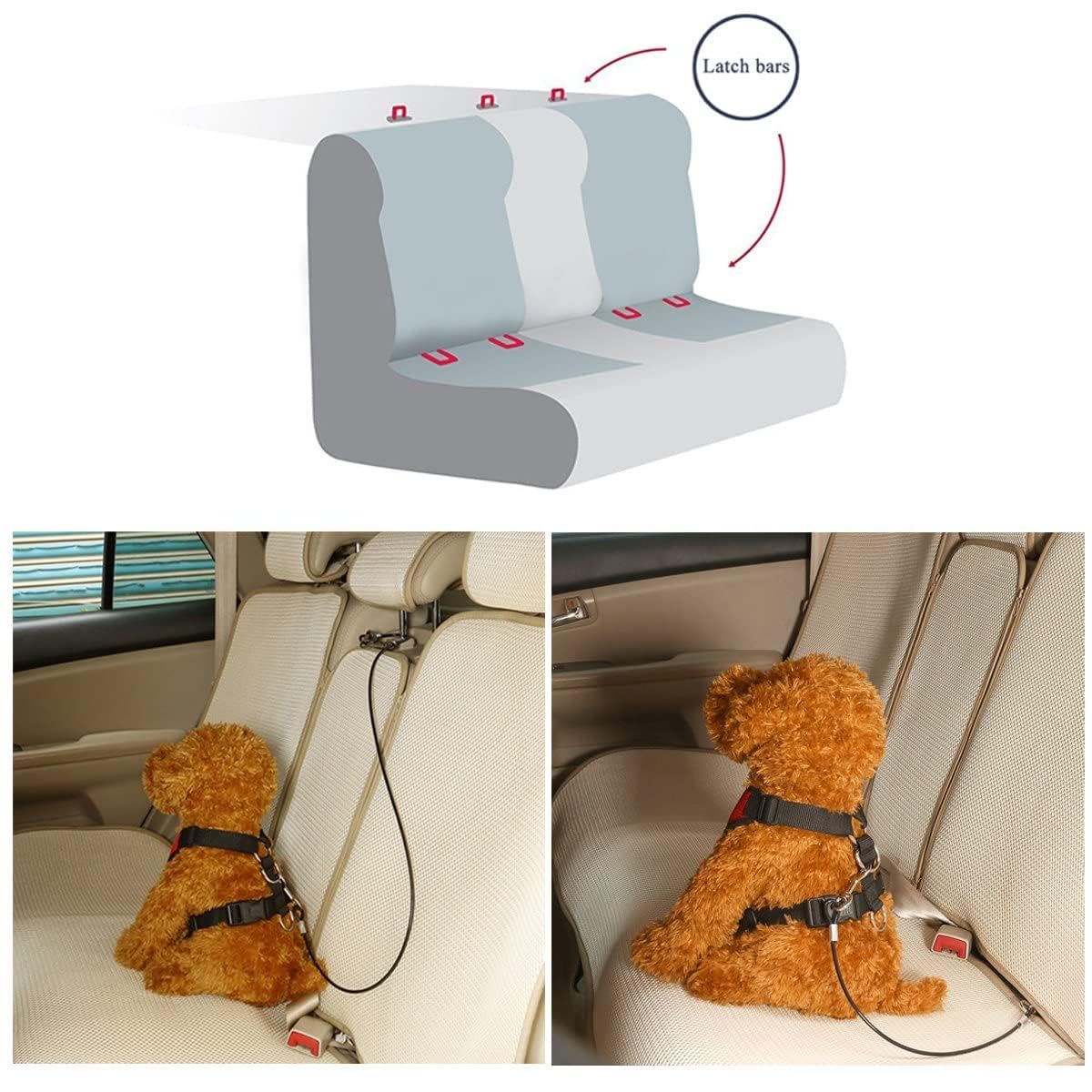 Mogoko chew-proof restraint with easy-clean coating for pets.