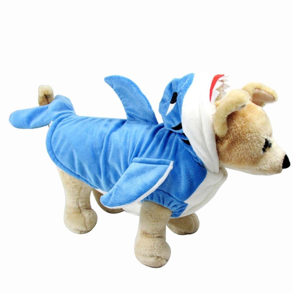 Mogoko pet costume four-button closure enables quick dressing.