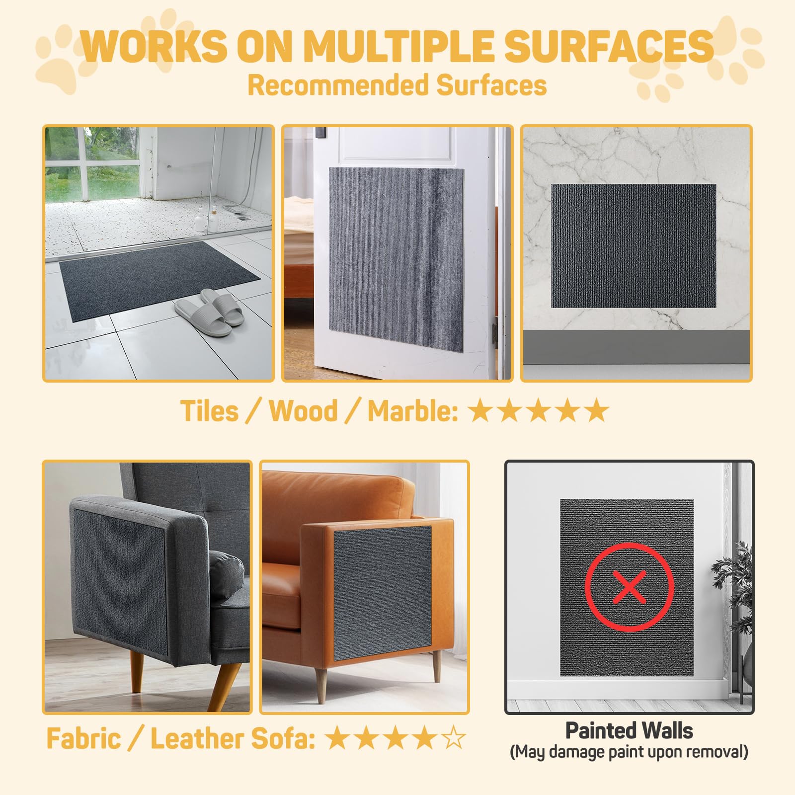 MOHOLD self-adhesive backing visible on wood surface for clean, residue-free installation.