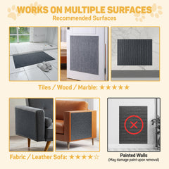 MOHOLD self-adhesive backing visible on wood surface for clean, residue-free installation.