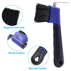 Moicstiy two-in-one brush head cleans hooves efficiently