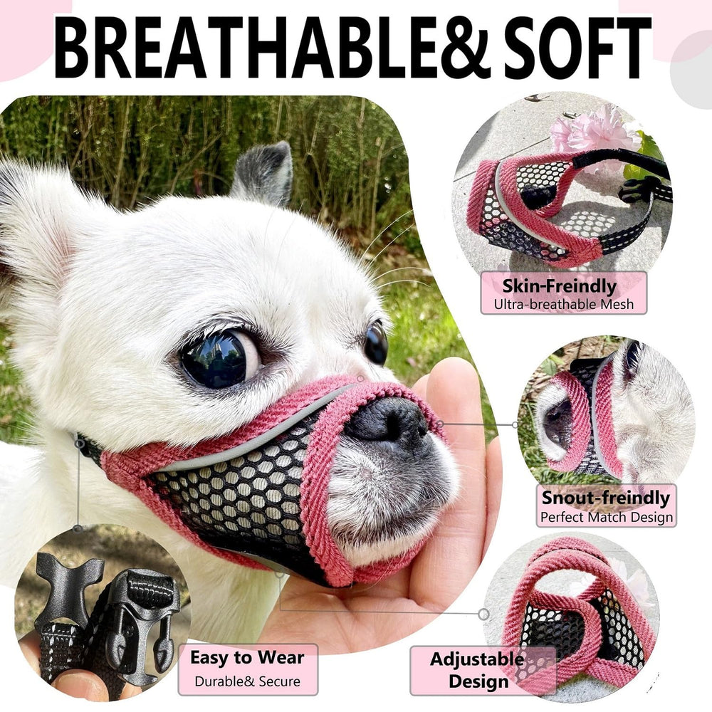 MoiiLavin dog muzzle side view highlights light weight and comfort.