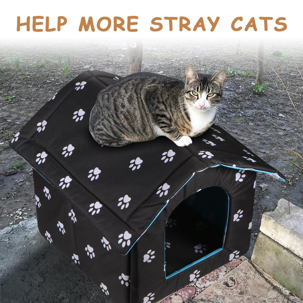 MOJIEZIUO outdoor pet shelter multipurpose use for cats and small animals.