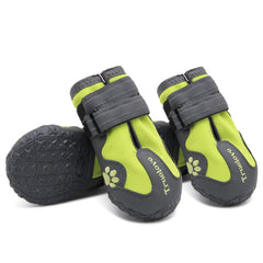 MOKCCI Truelove dog boots waterproof outer keep paws dry on wet trails.