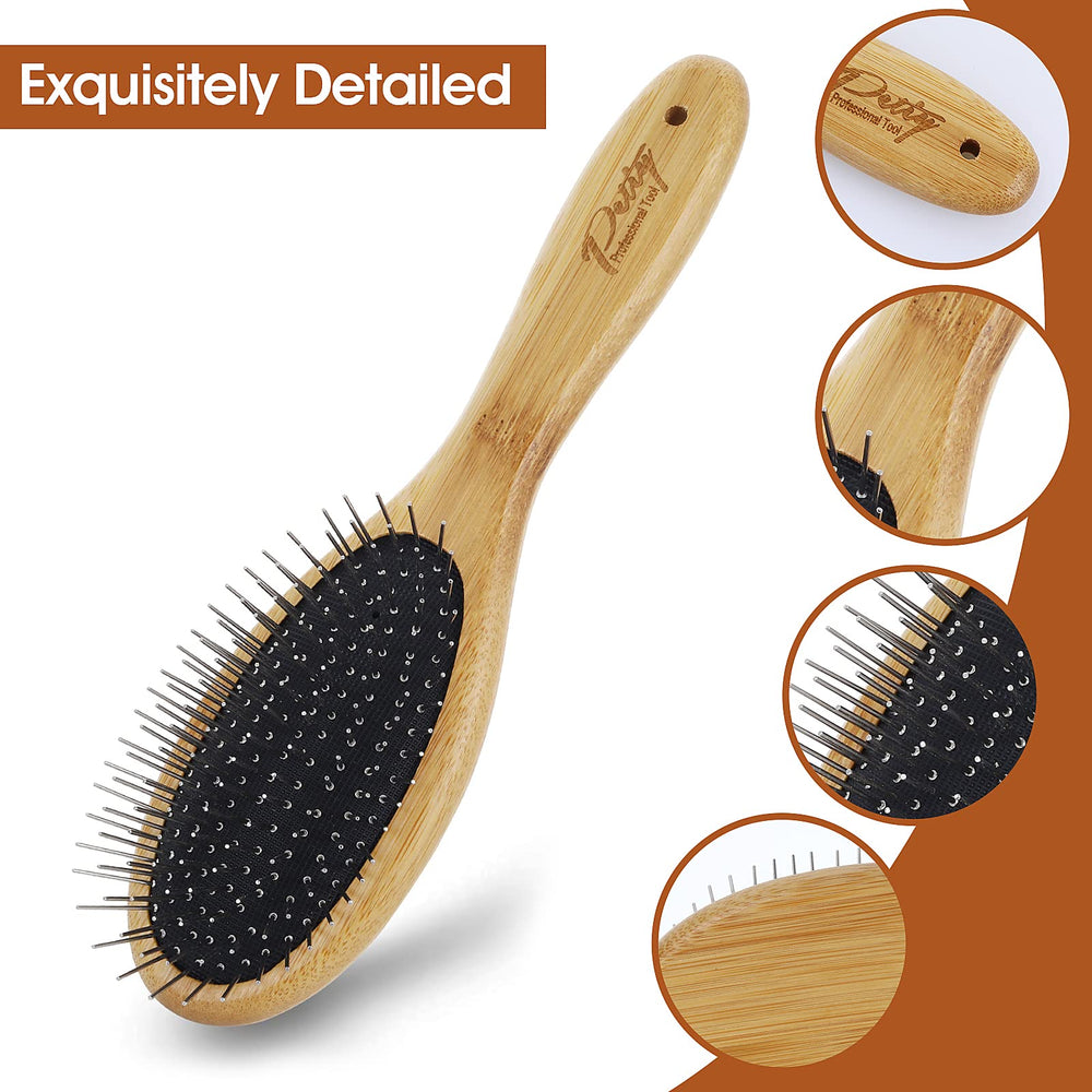Molain stainless steel pins stay secure for long-lasting grooming sessions.