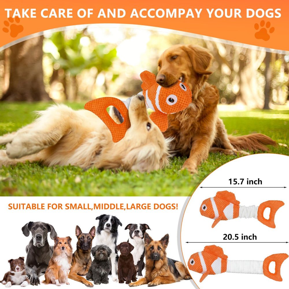 Molantaule indoor-outdoor dog toy offers versatile play across spaces.