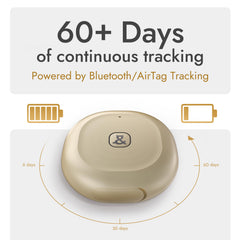 Molly&Cody IP67 waterproof tracker withstands rain and splashes during outdoor adventures.