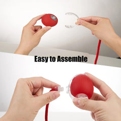 molxiobul Interactive Toy Ball top view highlights three play modes