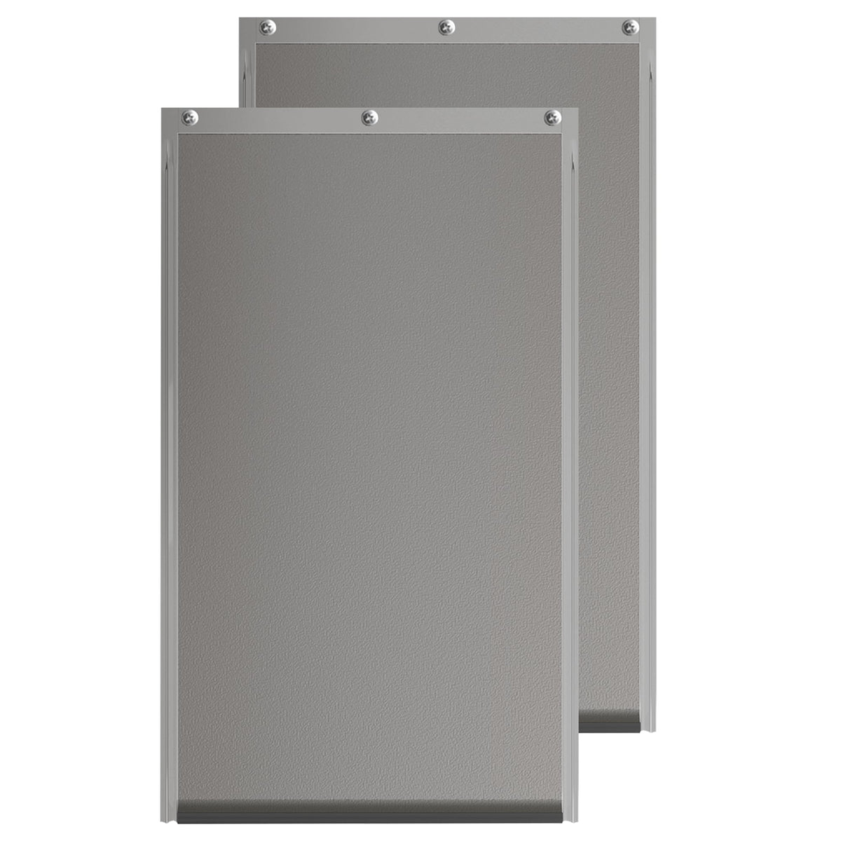 molyly 2-pack dog door flaps front view showing durable TPU weatherproofing