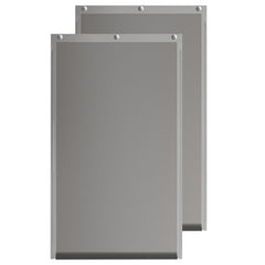 molyly 2-pack dog door flaps front view showing durable TPU weatherproofing