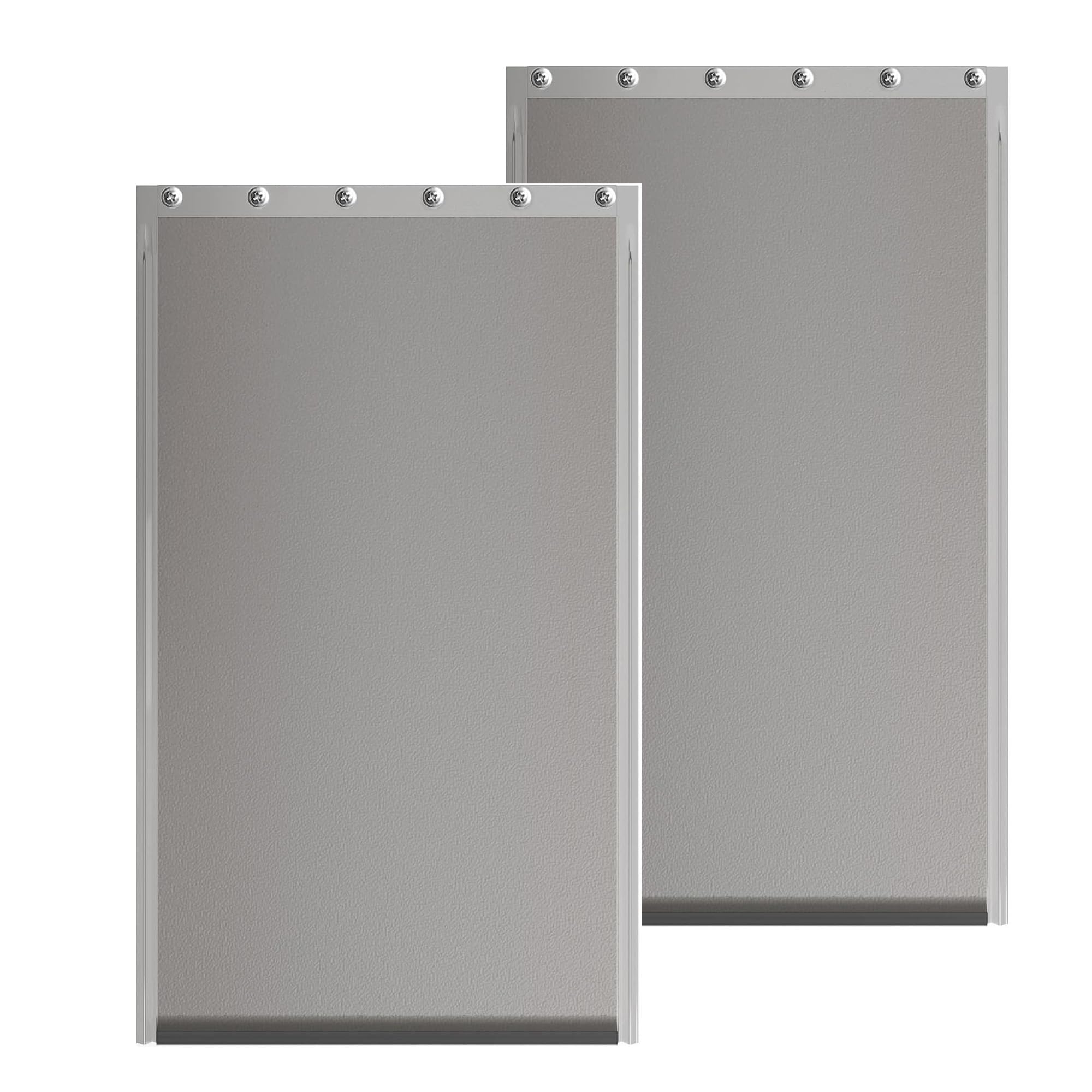 MOLYLY 2PACK dog door flap closeup shows flexible durable material for long-lasting use.