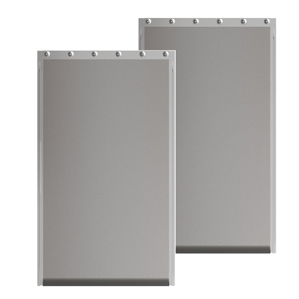 MOLYLY 2PACK dog door flap closeup shows flexible durable material for long-lasting use.