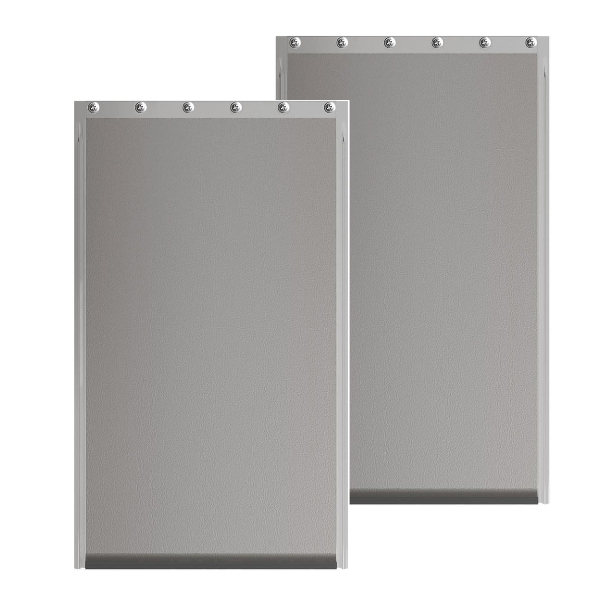 MOLYLY 2PACK dog door flap closeup shows flexible durable material for long-lasting use.