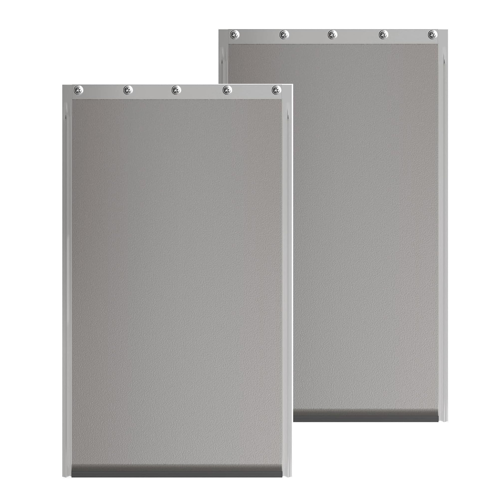 MOLYLY 2-pack dog door flaps with screws for quick, secure replacements.