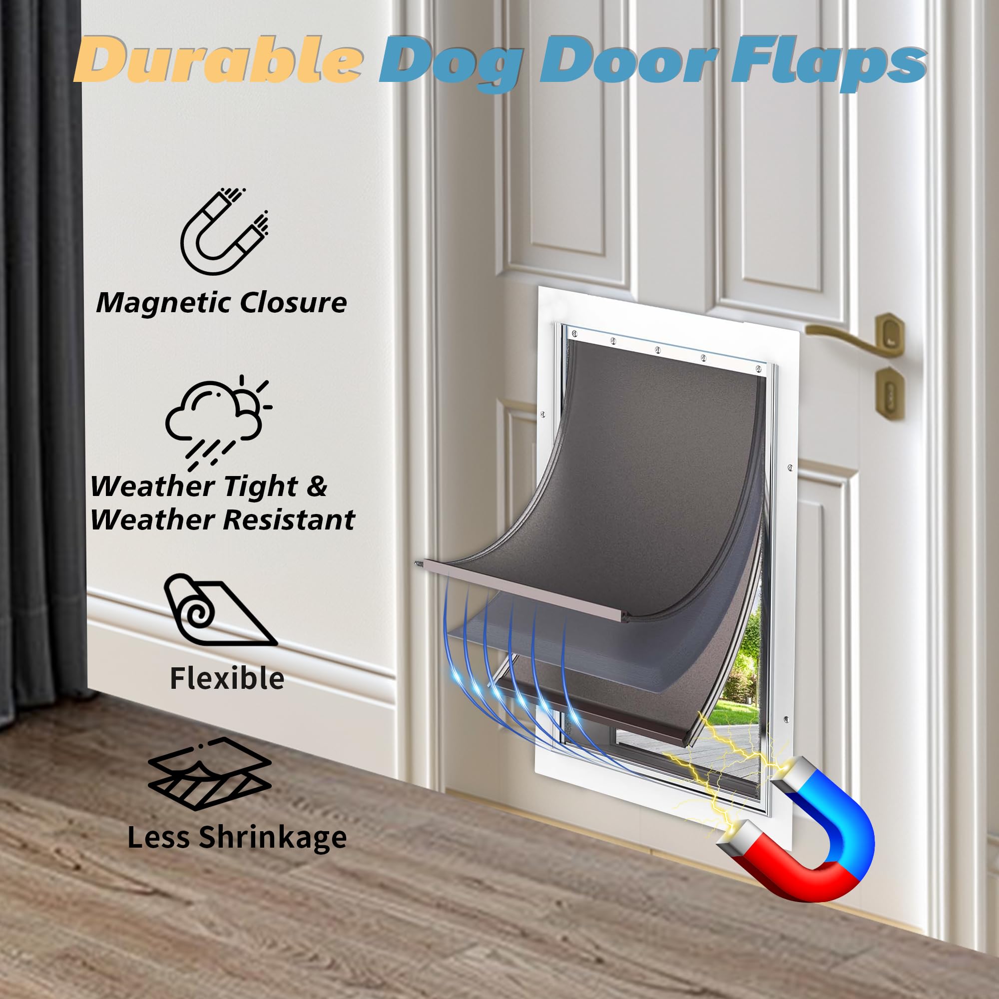 MOLYLY magnetic seal bottom demonstrates draft protection after use