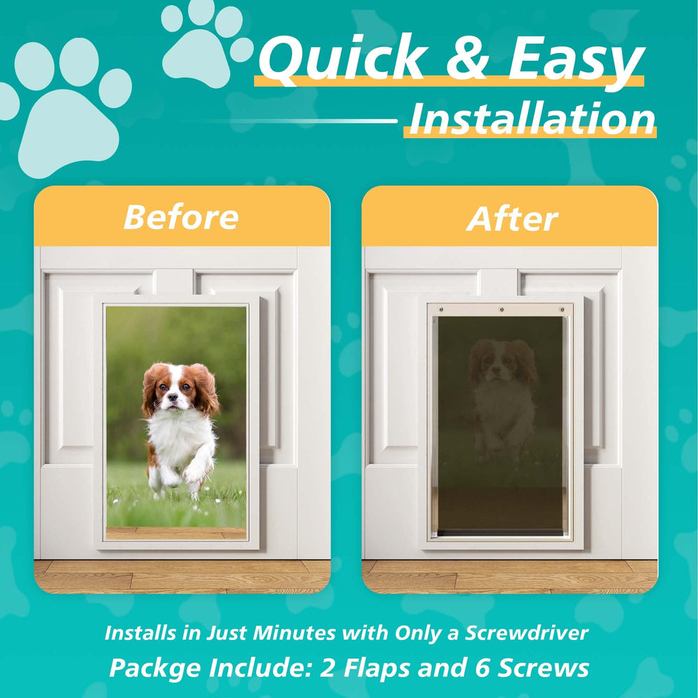 molyly petsafe compatible flap close-up with magnetic closure