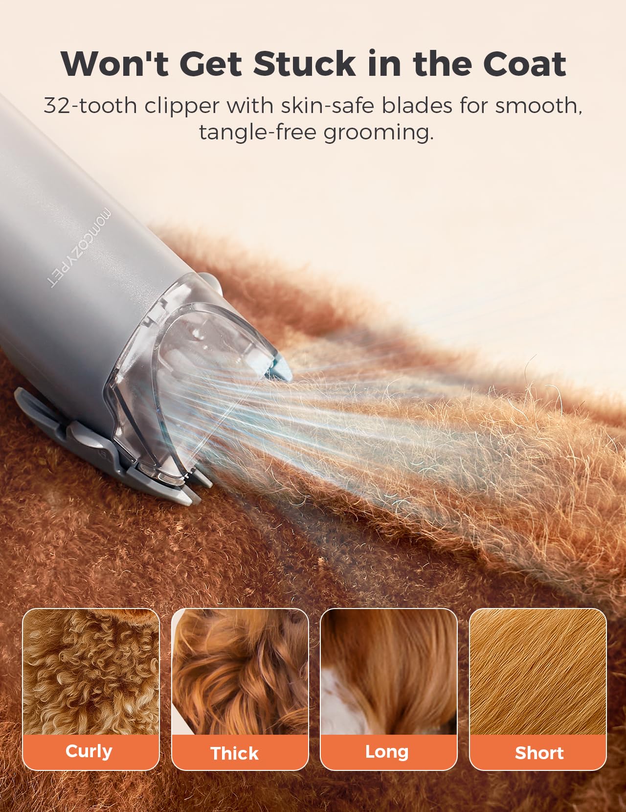 MomcozyPet FurEase washable HEPA filter reduces dust with easy maintenance.