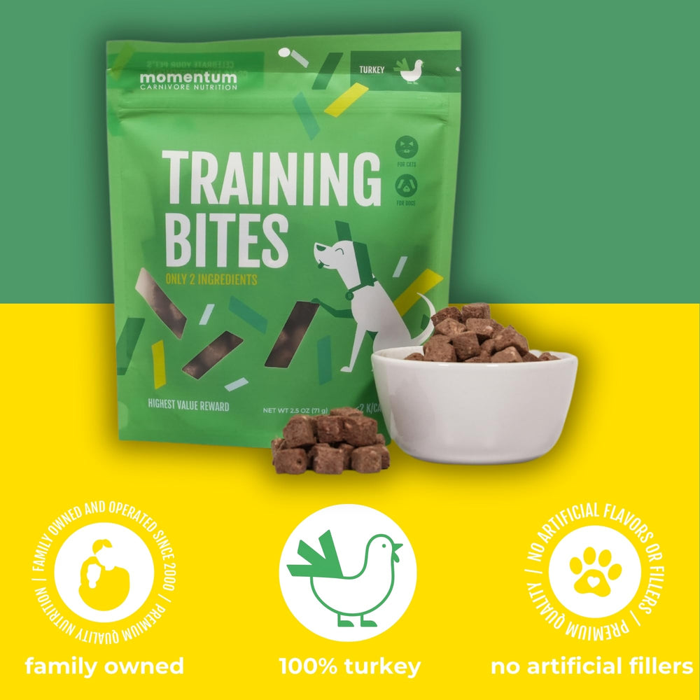 Momentum Carnivore Nutrition high-protein training treat supports lean energy and focus.