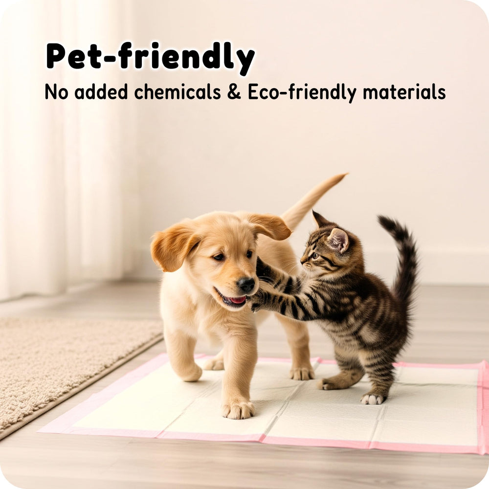 MoMoCo Puppy Pads 200-count value pack suits busy households