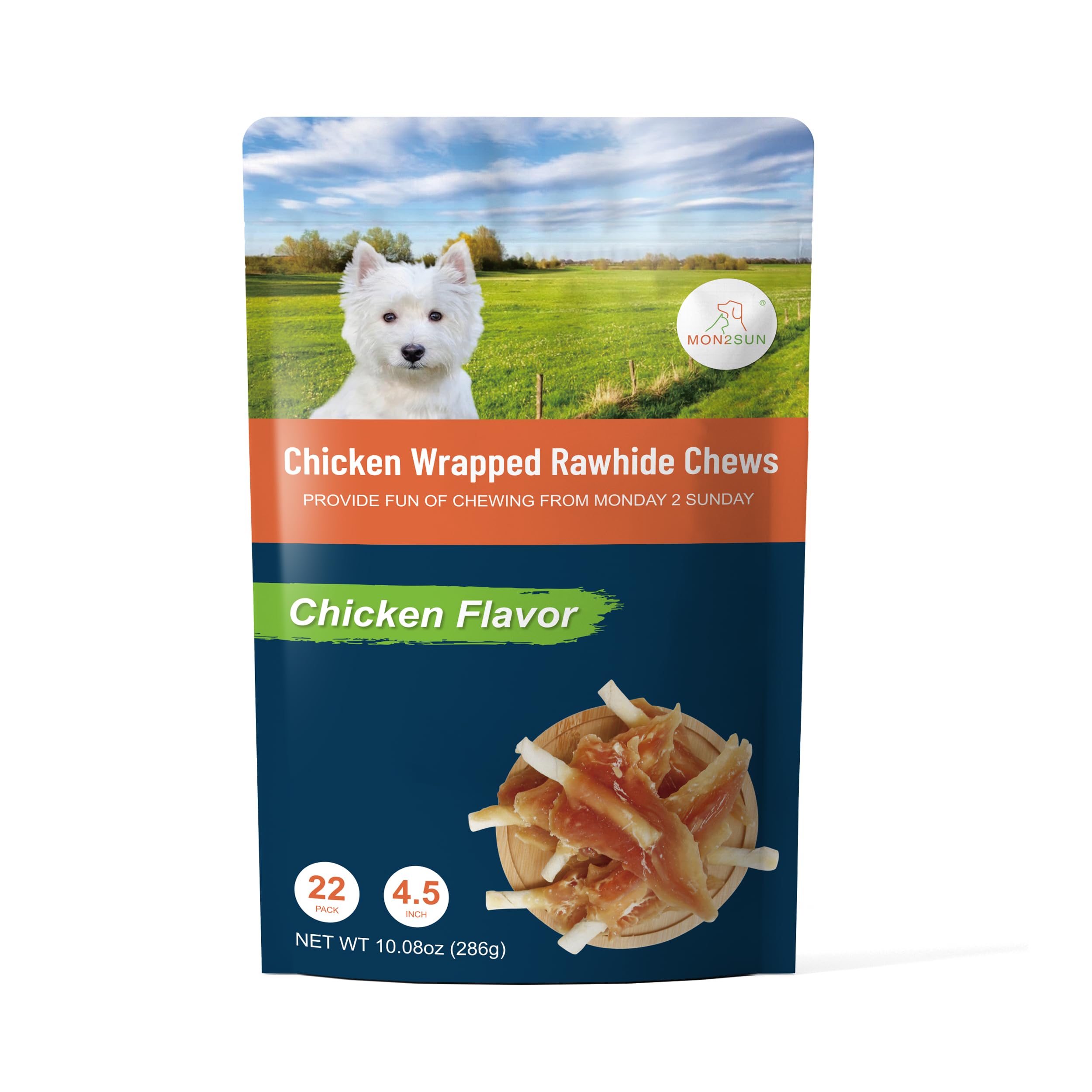 MON2SUN 10.08 oz pack provides consistent value for steady treats.